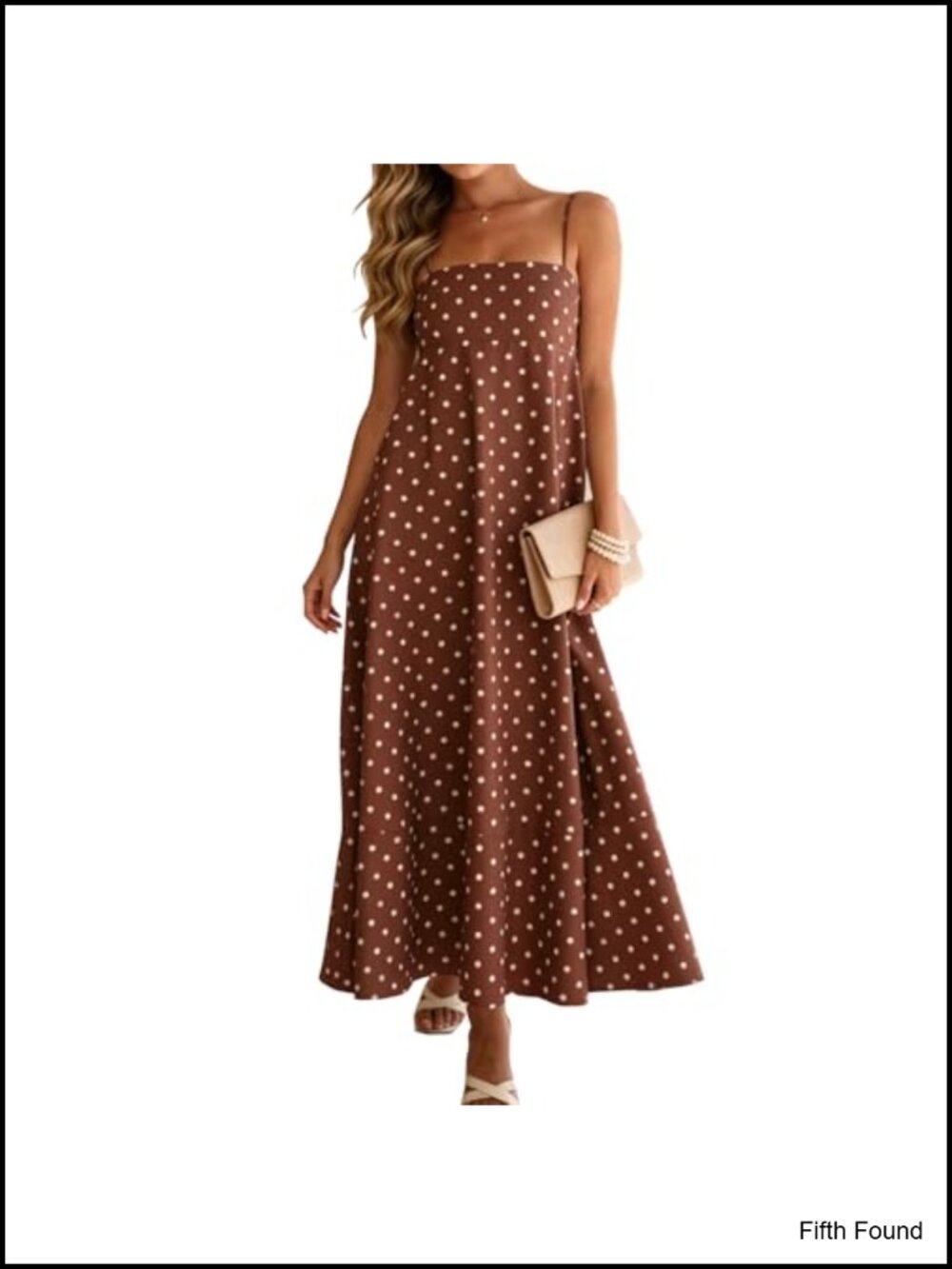 Women's Summer Maxi Dress Spaghetti Strap Flowy Beach Sundress